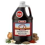 Claude's Original BBQ Brisket Marinade Sauce (Pack of 1, 64 oz) – Smoky Texas Barbecue Sauce – Tenderizing, Gluten Free - All-Natural BBQ Sauce for large cuts of meat, brisket, chuck roast, pork shoulder, leg of lamb. Or Ribs, Chicken & Steak