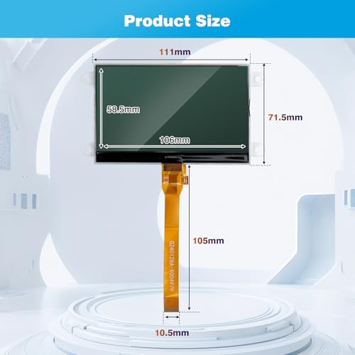 Image of 76-50248-00-AM LCD Display Replacement for Carrier Transicold X4 7500 7300 6500 Refrigeration Unit | 765024800AM Screen Display Panel