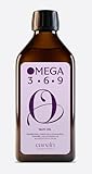 Carein Skin Oil Omega 3-6-9 | Funktionsöl für Haut bei Akne, Neurodermitis & Entzündungen | GLA Borretschöl Leinöl Schwarzkümmelöl | Kaltgepresst Unraffiniert | 250 ml