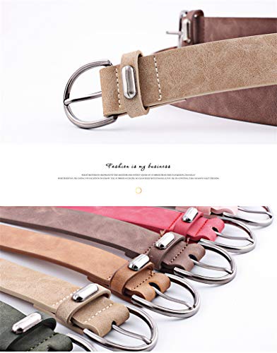 Women Fashion PU Leather Dress & Jeans Waist Belt for Girls and Ladies Classic Buckle2