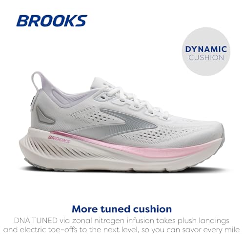 Brooks Glycerin 23 Womens | White/Harbor Mist/Metallic - White / 5.5 / Standard - 2