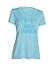 Under Armour UA Tech V-Neck - Twist Logo MD SKY BLUE