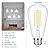 Sucolite Vintage ST58 Dimmable LED Edison Bulbs, 60W Equivalent 800LM, 7W LED Filament Light Bulbs, Daylight White 5000K, E26 Medium Base, Clear Glass for Home & Office Lighting, 12 Pack