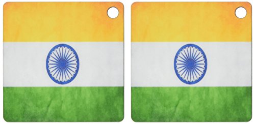 Drapeau indien porte-clés pour ne plus perdre vos clés de maison 3dRose