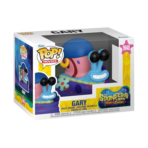 Funko Pop! Movies: The SpongeBob Movie - Gary - Figura in Vinile da Collezione - Idea Regalo - Merchandising Ufficiale - Giocattoli per Bambini e Adulti - Cartoon Fans