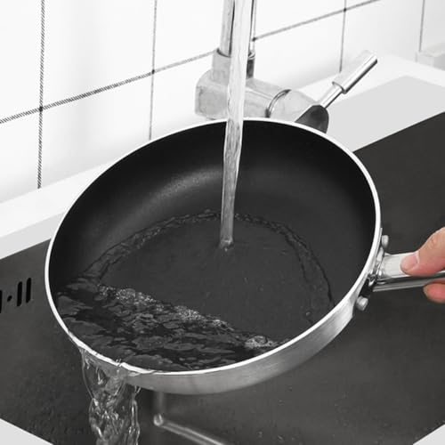 Sartén Wok de Aluminio Antiadherente 20 cm Plata miniatura 4