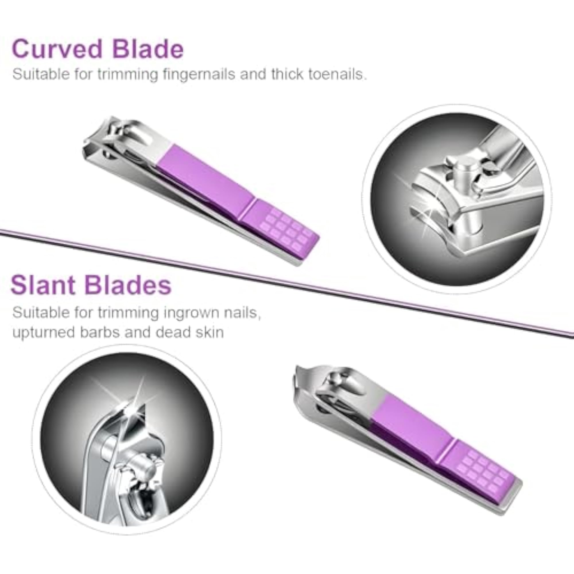 Manicure Set Nail Clipper Kit - 16 Pieces Stainless Steel
