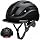 Bike Helmet for Adults, Cycling Helmet for Men & Women with Rear Light & Removable Sun Visor, Lightweight Bicycle Helmet for Commuting, Road Biking, Skating with Adjustable Dial
