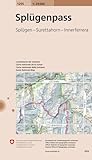  1255 Splügenpass: Splügen - Surettahorn - Innerferrera (Landeskarte 1:25 000, Band 1255)