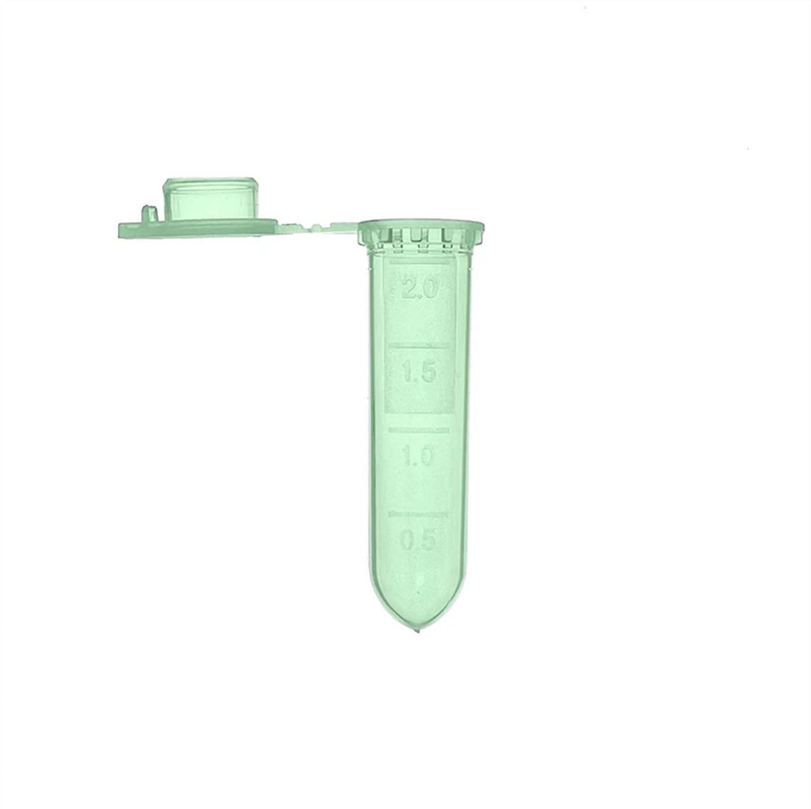 Equipo de Laboratorio 500 Uds. Tubos de microcentrífuga de 2ml, Tubos de Prueba de microcentrífuga de Fondo Redondo for Laboratorio (Size : 2ml Brown)