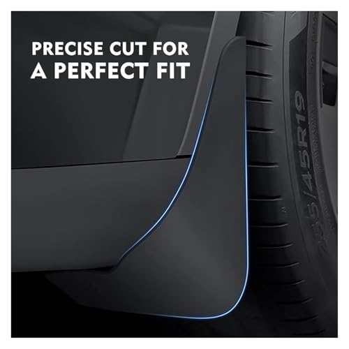 Guardabarros para Tesla Model X 2015-2022 y kit de protección contra salpicaduras de coche 4
