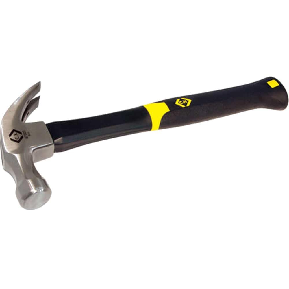 C.K 5702 - Martello Da Carpentiere Anti-Vibrazione Manico In Fibra Di Vetro, 453 Gr - 4
