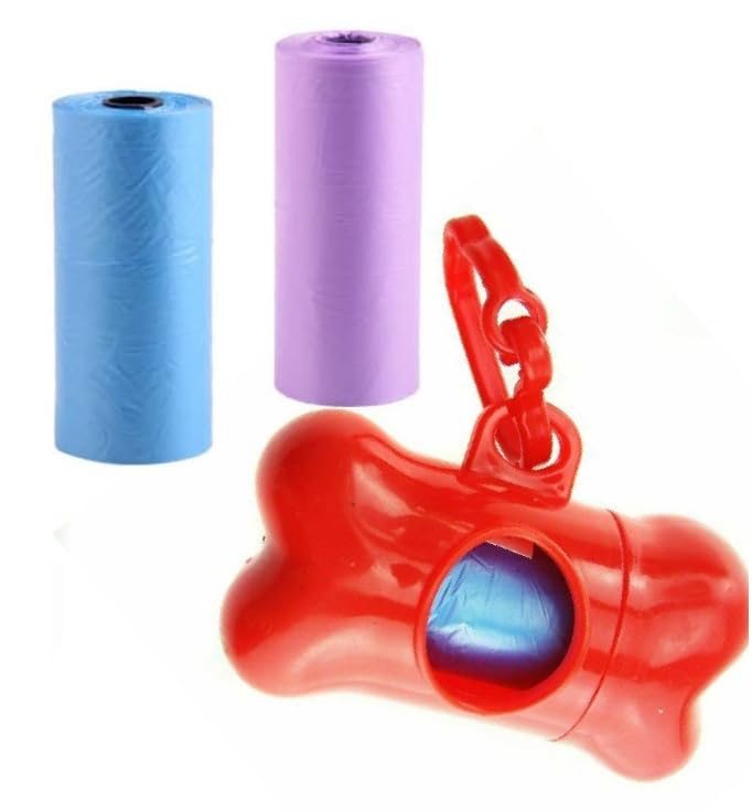 The DDS Store Pet Waste Bags Dog Poop Bags Unscented Biodegradable Dog 3 Rolls 15 Bags Each Roll (Color May Vary) (B07RSLG9V7) Amazon Price History, Amazon Price Tracker