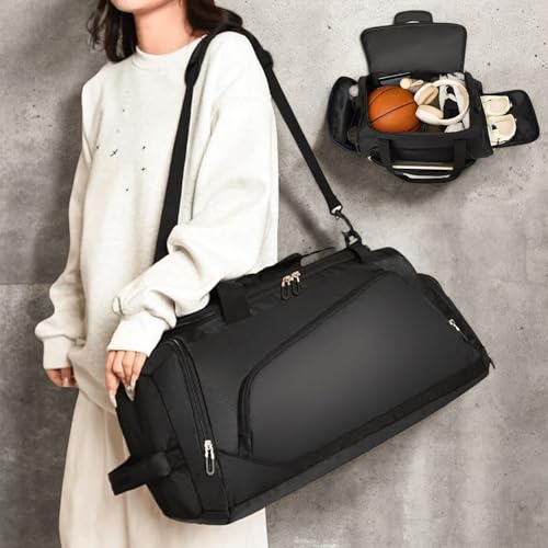 Sac d'entraînement avec compartiment à chaussures et protection imperméable multicouche