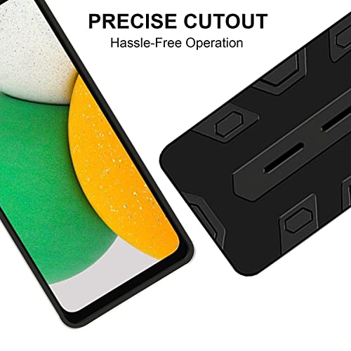 Image of VIDO Silicone Shockproof Armor Back Case Cover for Samsung Galaxy A03 Core, Black