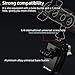 PULUZ Motorcycle Windshield Mount Clip for GoPro/DJI/Insta360 Camera - Durable Aluminum Alloy, Quick-Release Design, Secure Silicone Grip, First-Person View (FPV) Shooting, with 1/4