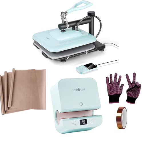 HTVRONT Swing Heat Press 15x15 Azul miniatura 1