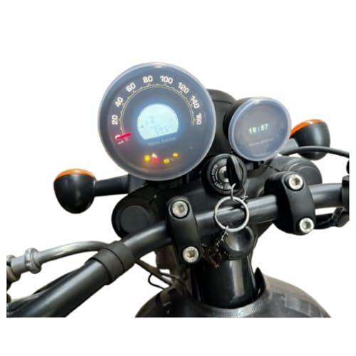 Image of Mondoon Speedometer Cap Cover, Rain Cover with Heavy Duty Microfibre, Compatible with Himalayan 450 CC (Hunter White 3 Set)