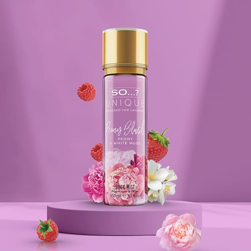 Image of Unique Body Mist - Peony Blush by So? for Women - 5.1 oz Body Mist - Pack of 2