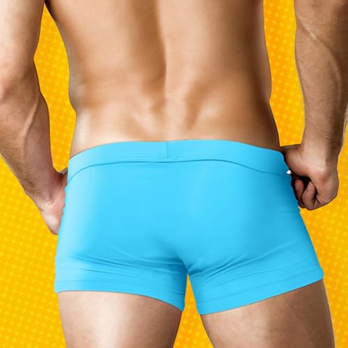 Slip short de bain homme avec cordon de serrage pour natation