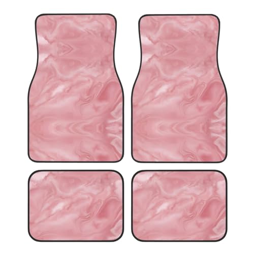 Tapis de voiture rose antidérapant et facile à nettoyer BROLEO