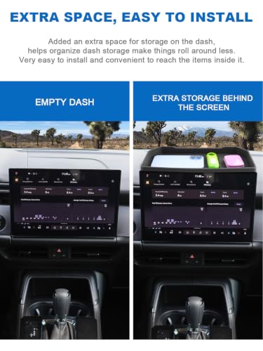 Image of CDEFG for 2026 Mazda CX-5 Center Console Dashboard Storage Screen Tray | for 2026 Mazda CX5 (S /Select /Preferred /Premium /Premium Plus) Accessories Silicone Screen Organizer Behind Touchscreen Tray