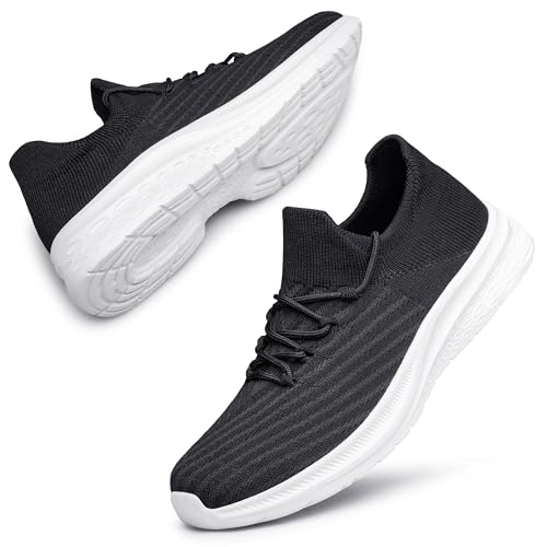 Image of vibdiv Men's Lightweight Sneakers Breathable Casual Walking Shoes Comfortable for Daily Work Gym Travel