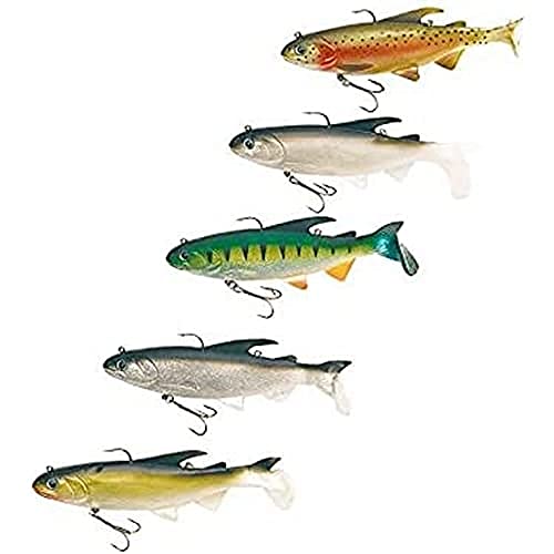 Behr Trendex Esca In Gomma 6 Cm Per Pesca Predatori - Artificiale Galleggiante Per Persico, Lucioperca E Luccio, Ideale Per Ninfee E Cintura Di Canna, Montata Su Amo Gemello