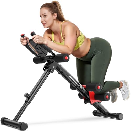 FLYBIRD Ab Workout Equipment, Adjustable Ab Machine Full Body Wor...