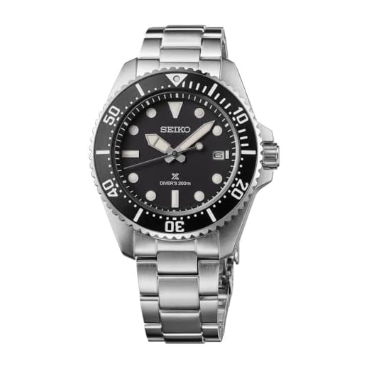 Seiko Prospex Solar Diver's in Black Watch For Men SNE597P