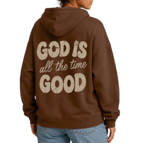 Christian Hoodies for Women God Is Good Sweatshirt Faith Religious Shirts - image 1