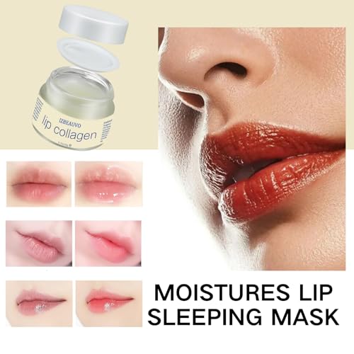 IZBEAUVO Lip Collagen,Lip Repair Lip Mask,Intensive Moisturising Lip Balm,Lip Conditioner,Overnight Lip Balm,Long Lasting Moisturizing Lip Care Cream For Dry & Chapped Lips & Repairs Cracks - Image 5