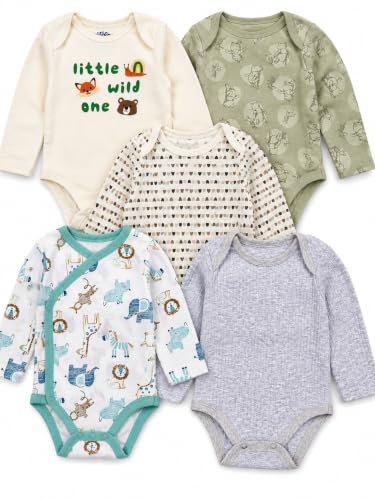 Image of TuddyBuddy 100% Cotton Multi Color Romper /Bodysuit /Onesies for Baby Boys & Baby Girls