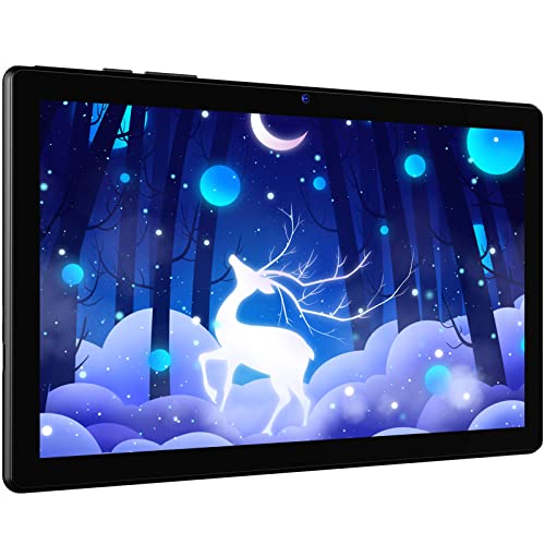 Tablet Android 10.0, Android Tablet 10.1' Built in 32GB Storage (128GB Expansion Via SD Card),Long Battery Life, WiFi, Bluetooth 4.2 Black