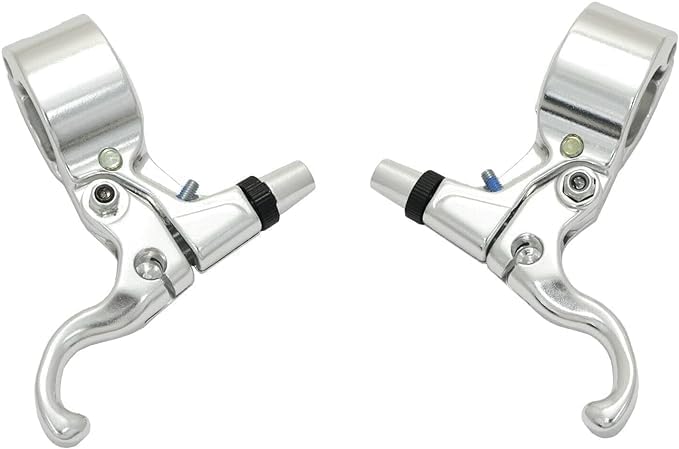 Dia-COMPE TECH99DS Gold Finger Brake Lever Set for Fixie & BMX, Silver, DP2524, sliver