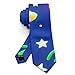 BoomDragon Men's Fashionable Alien Ufo Spaceship Universe Art Necktie - Durable Skinny Paisley Necktie for Meeting Office, Suit Accessories