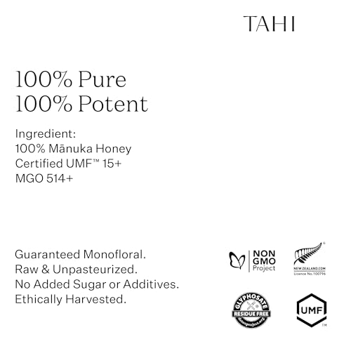 Miel Manuka Raw Tahi UMF 15+ 8.81oz Nueva Zelanda miniatura 2