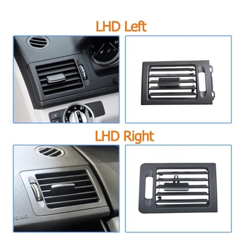 Rejilla de ventilación de coche Benz Clase C C200 C220 2007-2011 LHD derecho 3