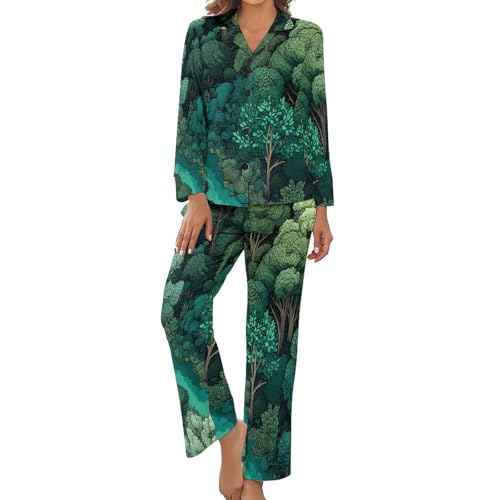 Ensembles de vêtements d'intérieur grande taille et pyjama manches longues cosy