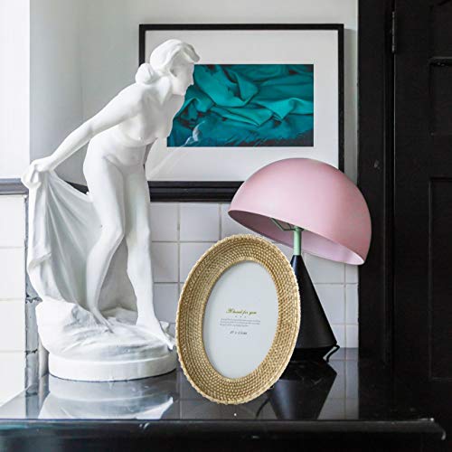 Yongyan Oval 4X6 Inch Picture Frame Creative Women Photo Frame Home Decoration For Table Display (Gold) #TOP3