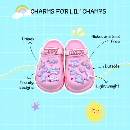 Shoe Charms for Teens Assorted Decor Clogs Pack of 20 Pcs