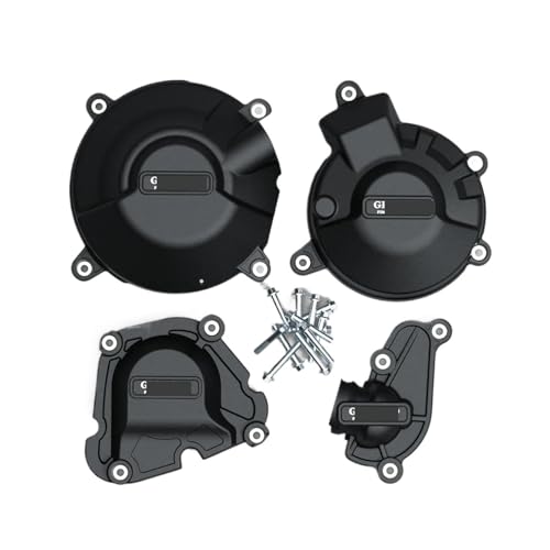Cubiertas de motor para MT-09 2021-2025 y XSR900 protector de carter negro