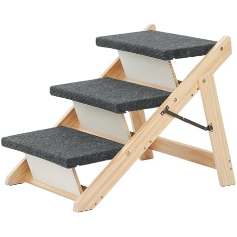 MEWANG Wood Pet Stairs/Pet Steps Cover