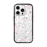 CASETiFY コンパクト iPhone 16 Pro ケース [MagSafe対応/薄型 軽量/耐衝撃] - Strawberry Mix - ブラック