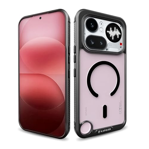 Image of KAPAVER Mag-X Sandstone Case for Nothing Phone 4a Pro MagSafe, Magnetic | Nothing Phone 4a Pro Back Cover (Mag-X Black)