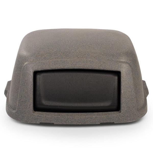 For 50 Gal. Square Trash Can Dome Top Lid