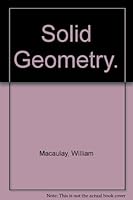 Solid Geometry B0010ZXJ3Y Book Cover