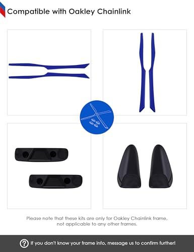 Image of BLAZERBUCK Replacement Sock Kits Earsocks & Nose Piece for Oakley Chainlink OO9247 Sunglasses