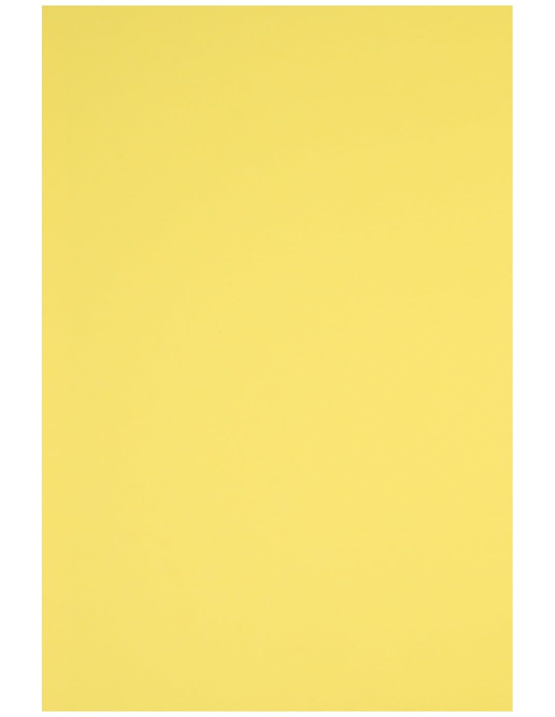 Netuno 40x Yellow Cardboard A5 148 x 210mm 5.8 x 8.3in 230gsm Rainbow Printable Coloured Paper Colourful cardstock for Card Making Scrapbooking DIY Crafts School Office Card Stock Craft Paper