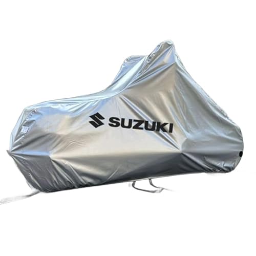 ABCHL Motorradabdeckung für Suzuki TU250X,Motorrad Abdeckplane,Motorradgarage,Motorrad Abdeckplane Outdoor,Motorradabdeckung Wasserdicht,Motorradgarage Winterfest